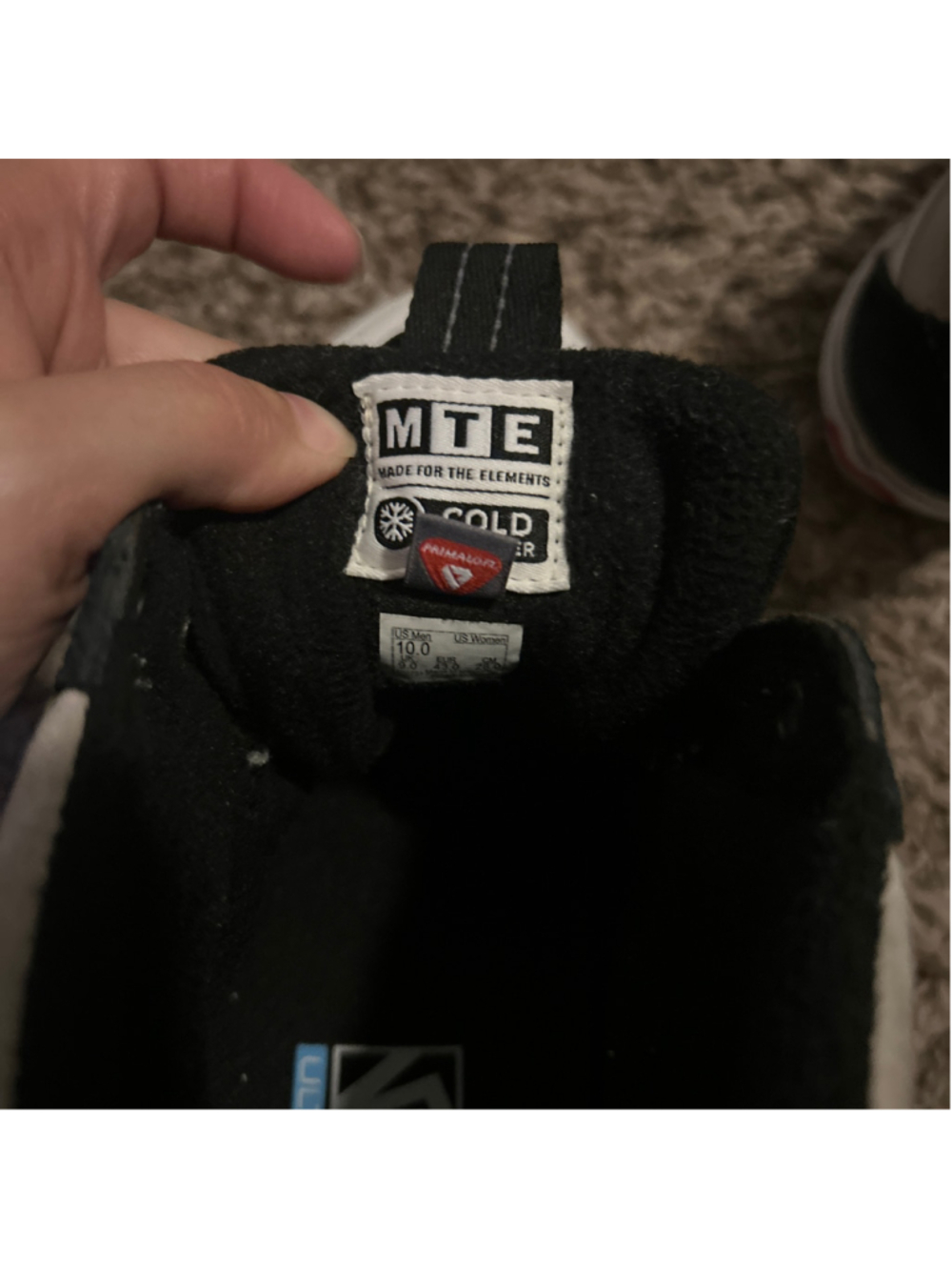 Men's Vans Sk8-Hi MTE High-Top Sneakers Black Beige Size 10 - Picture 4 of 6